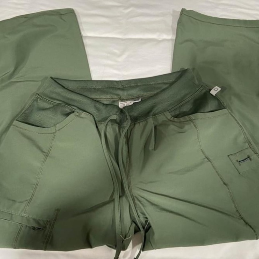 Olive Green Cherokee Infinity Scrub Pants